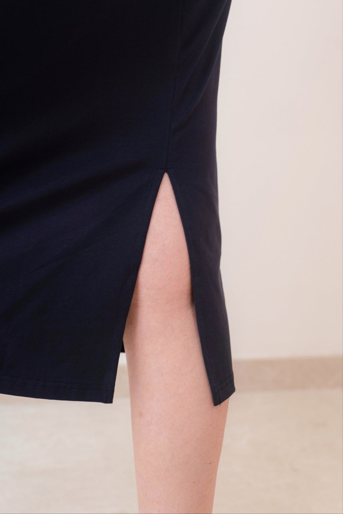 ROBE DE MATERNITÉ Sélèna - Bleu marine