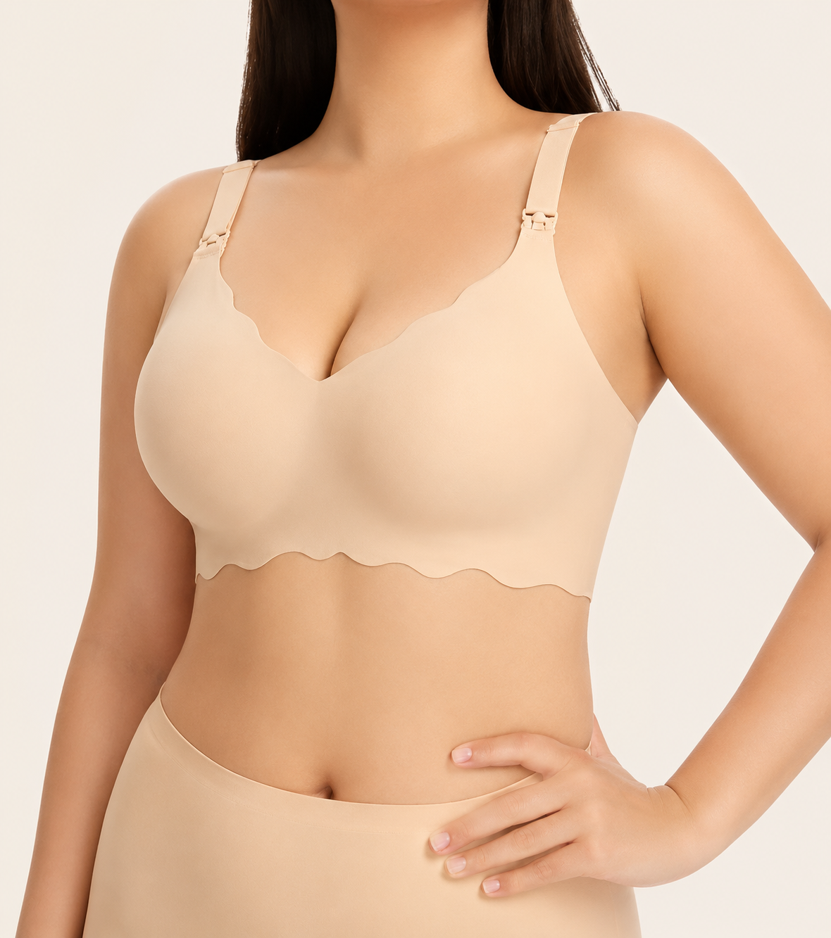 Soutien-gorge d’allaitement Amélie - Nude
